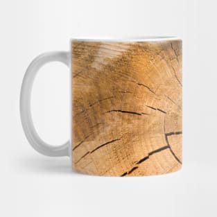 Wooden Tree Circle Texture - Alternative Mug